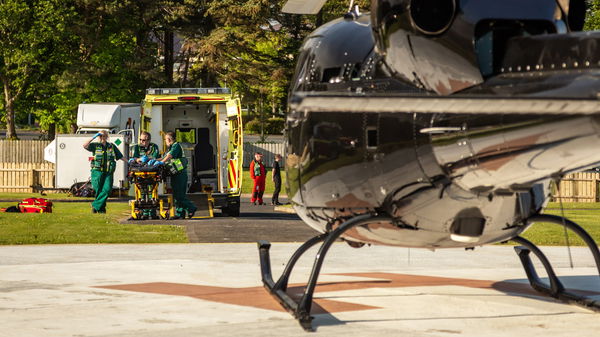 Isle of Man TT, ambulance, air ambulance