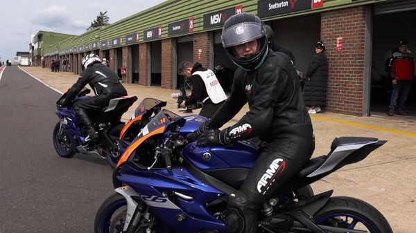 visordown yamaha track experience snetterton