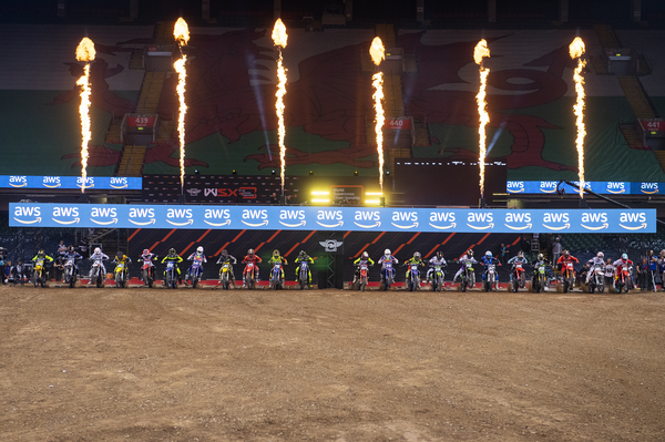 2022 World Supercross race start. - WSX