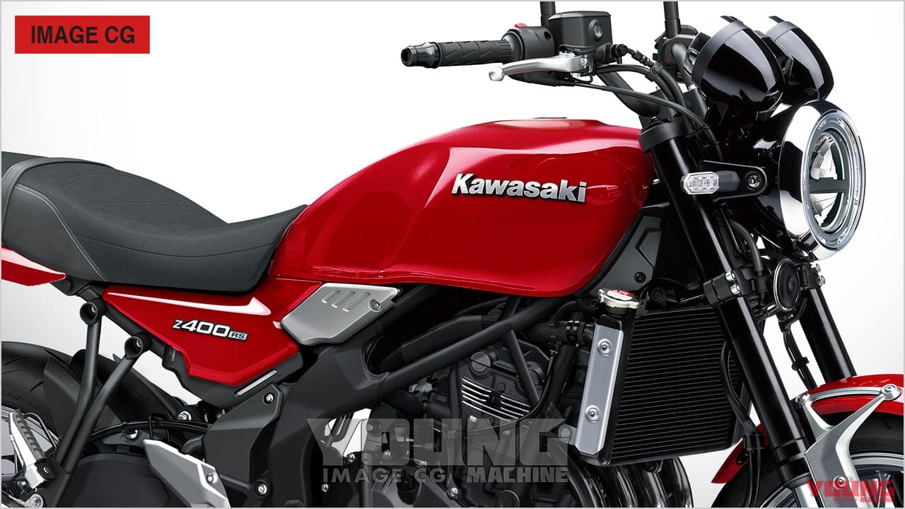 Proposed Kawasaki Z400RS render by Young Machine. - Young Machine