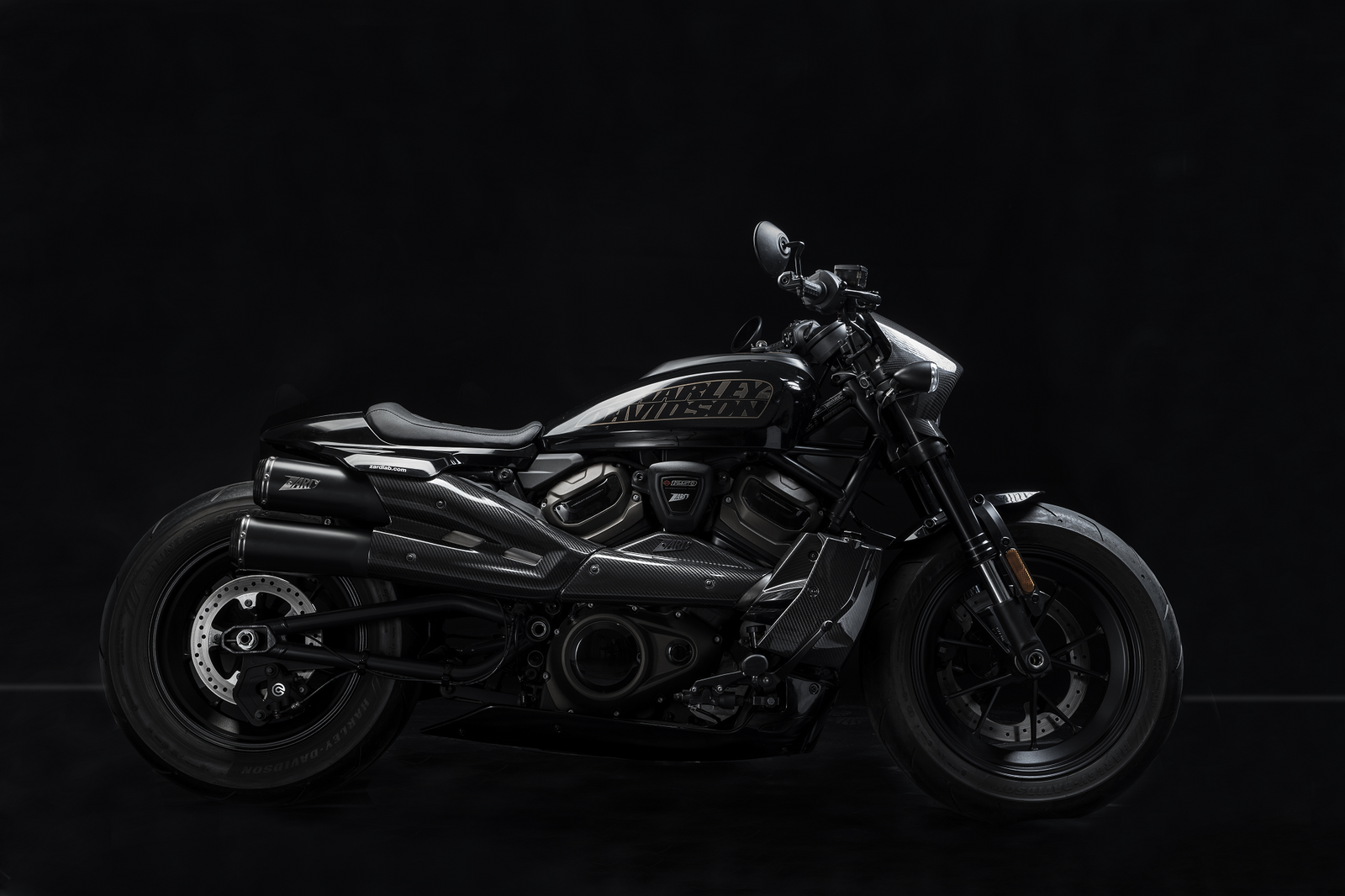 Harley-Davidson Sportster S 1250 with Zard kit.